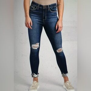 Buckle BKE Parker Ankle Skinny Stretch Cuffed Women's 28/27 Jean